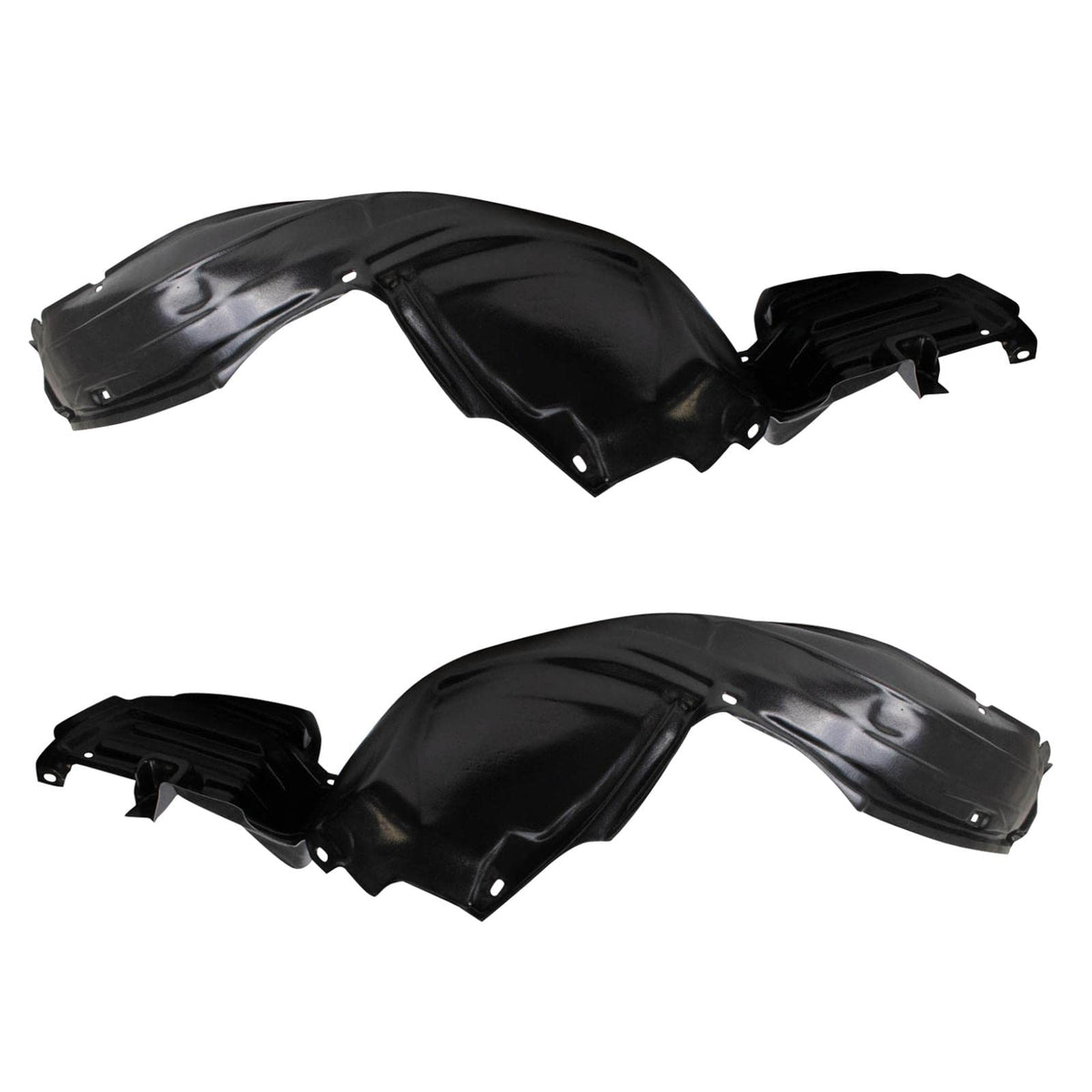 Trq Inner Fender Liner Set Compatible With 2000-2004 Subaru Legacy Su1248104 Su1