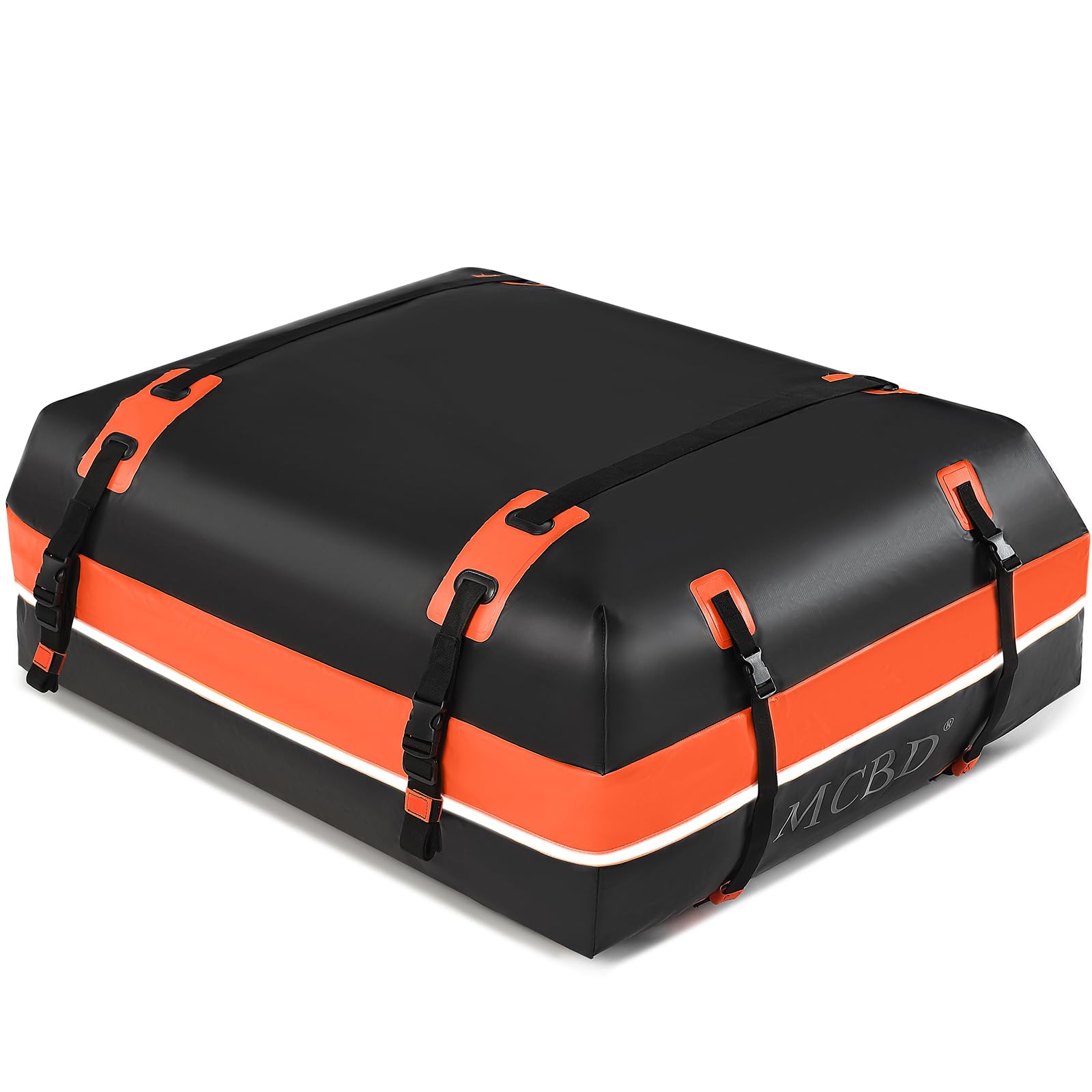 Rooftop Cargo Carrier Bag,15 Cubic Feet Soft-Shell Waterproof Car Roof Luggage Bag For All Vehicles Suv With/Without Rails,Inclu