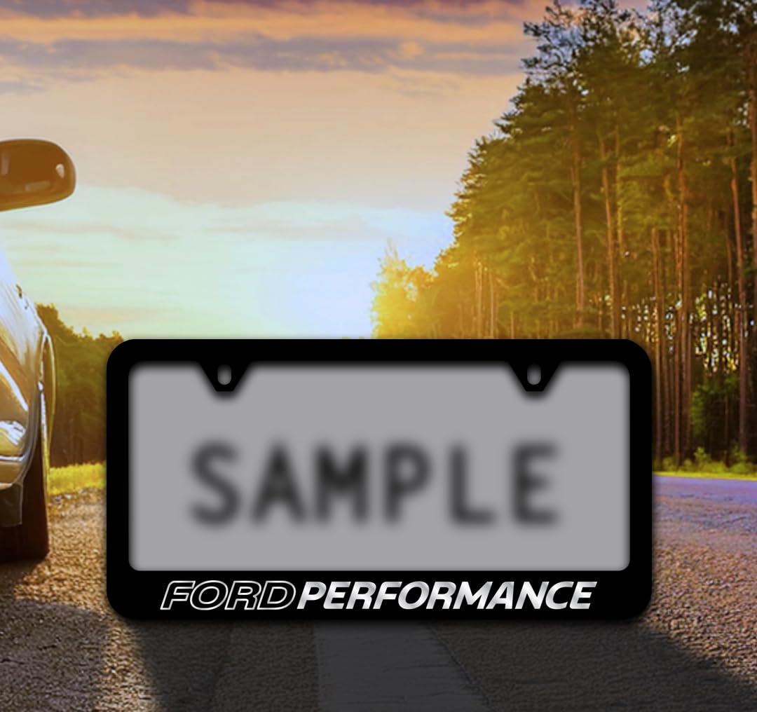 Ford Performance Exposed Chrome License Plate Frame