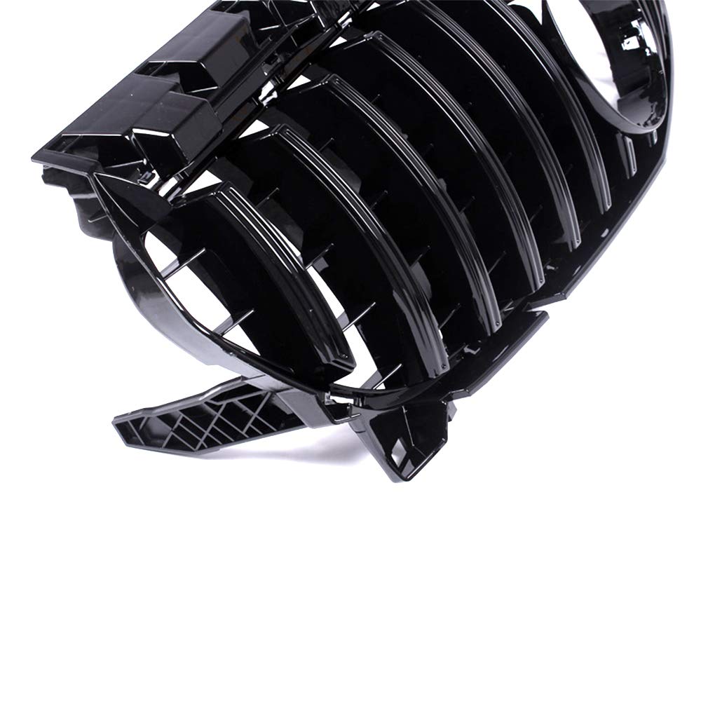 Front Racing Grills Suitable For Mercedes W117 Cla Class Cla200 Cla250 Cla45 Amg 2013-2019 (Black)