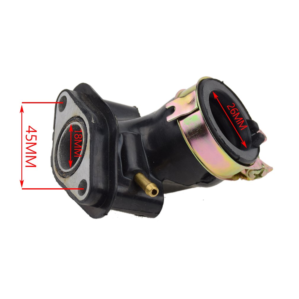 Intake Manifold Pipe Gasket Fuel Filters for GY6 50cc 139QMB Roketa Tank Sunl Taotao Sunl Jonway YY50QT VIP Future Champion Agil