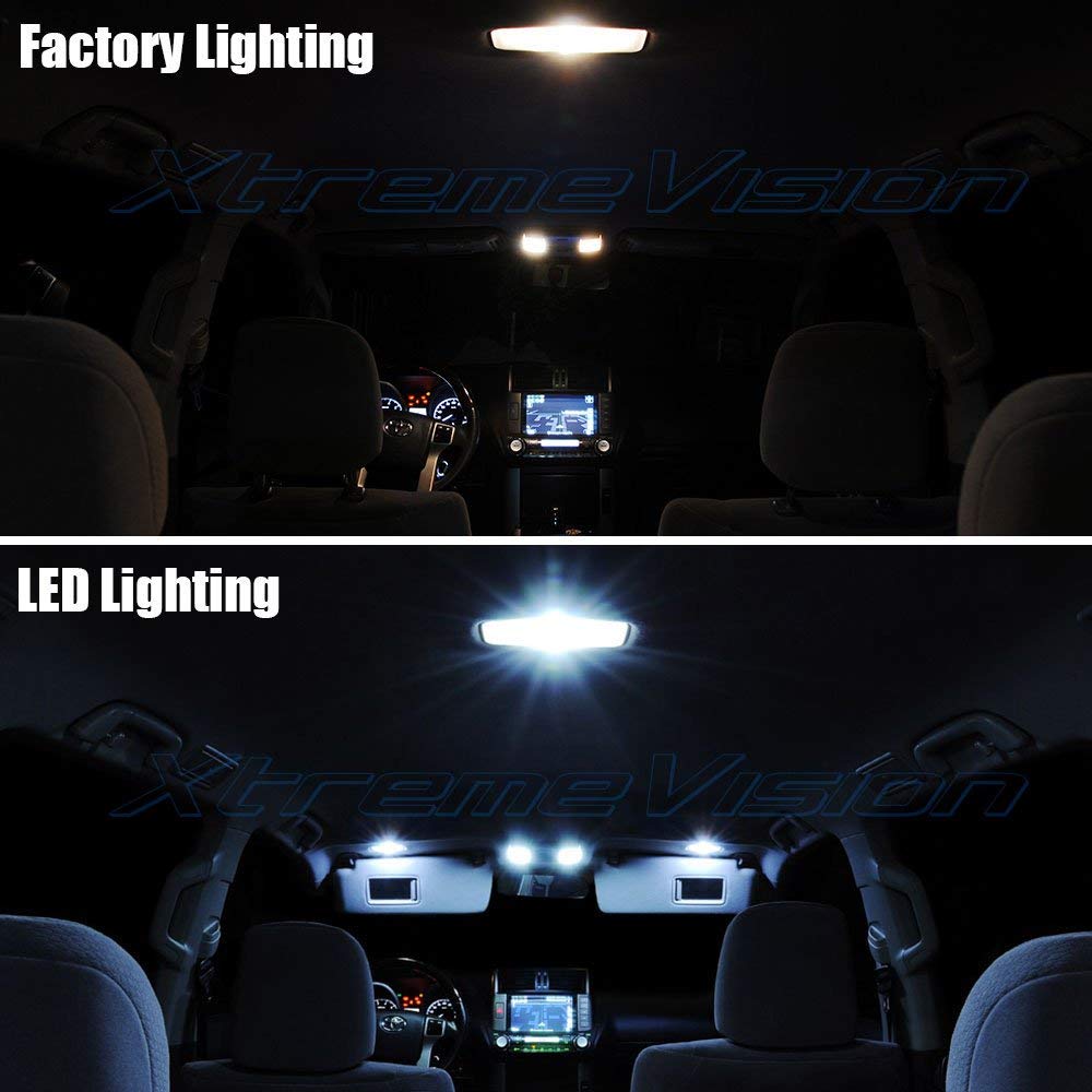 Xtremevision Interior Led For Infiniti G35 G37 Sedan 2007-2014 (11 Pieces) Cool White Interior Led Kit + Installation Tool