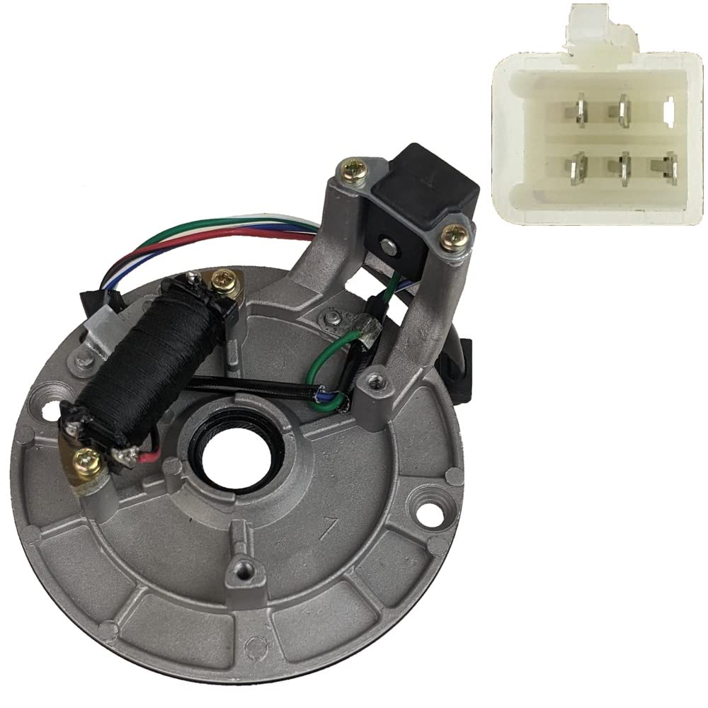 Redcap 1-Coil 3-Wire Stator Magneto For Db-007 Db-X5 Db-X7 Db-X18 Db25 Apollo Stomp Sdg Thumpstar Dirt Bike Pit Bike Compatible With Yx 140Cc Chinese Atv Go-Kart