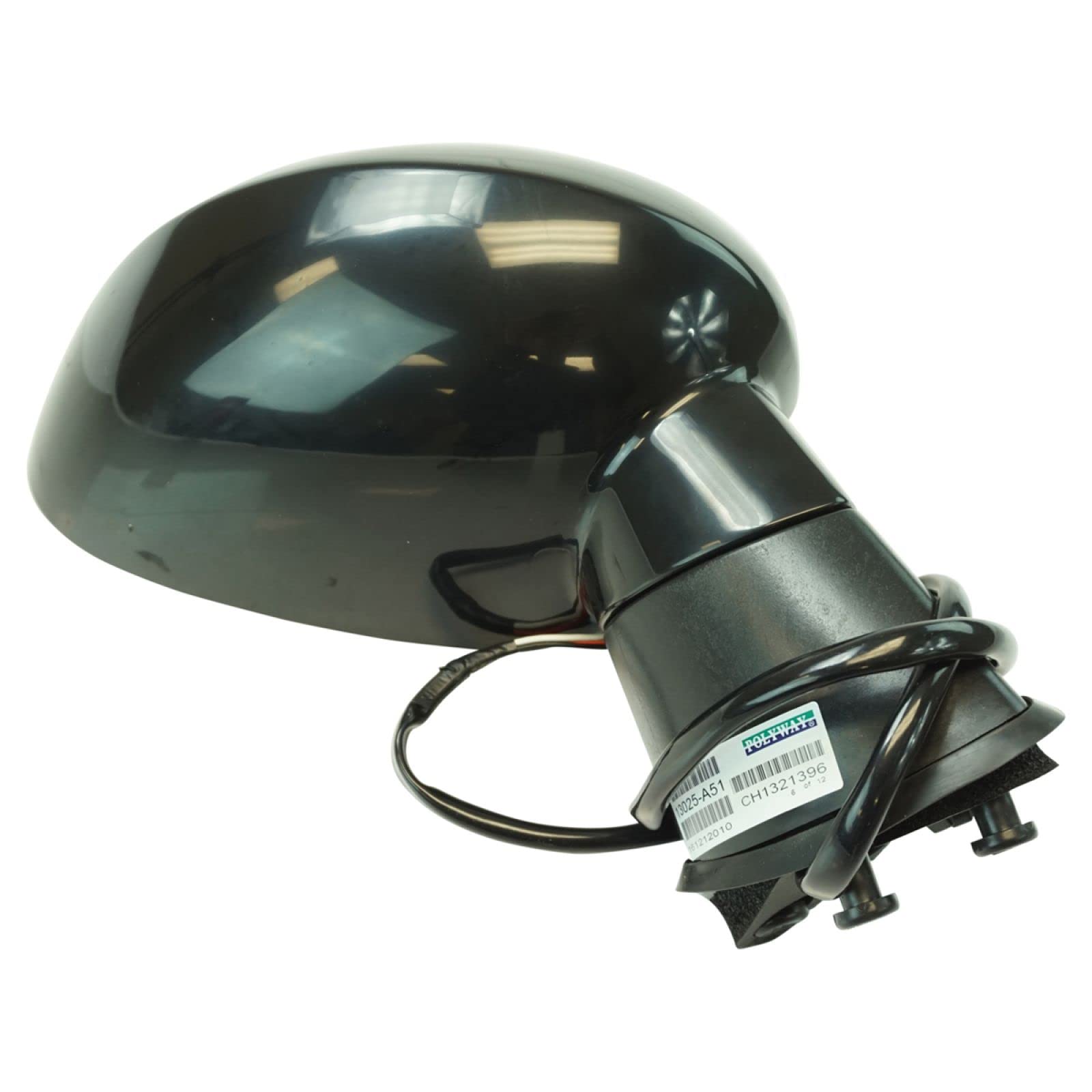 Exterior Power Heated Manual Folding Mirror Black Rh Side For Challenger