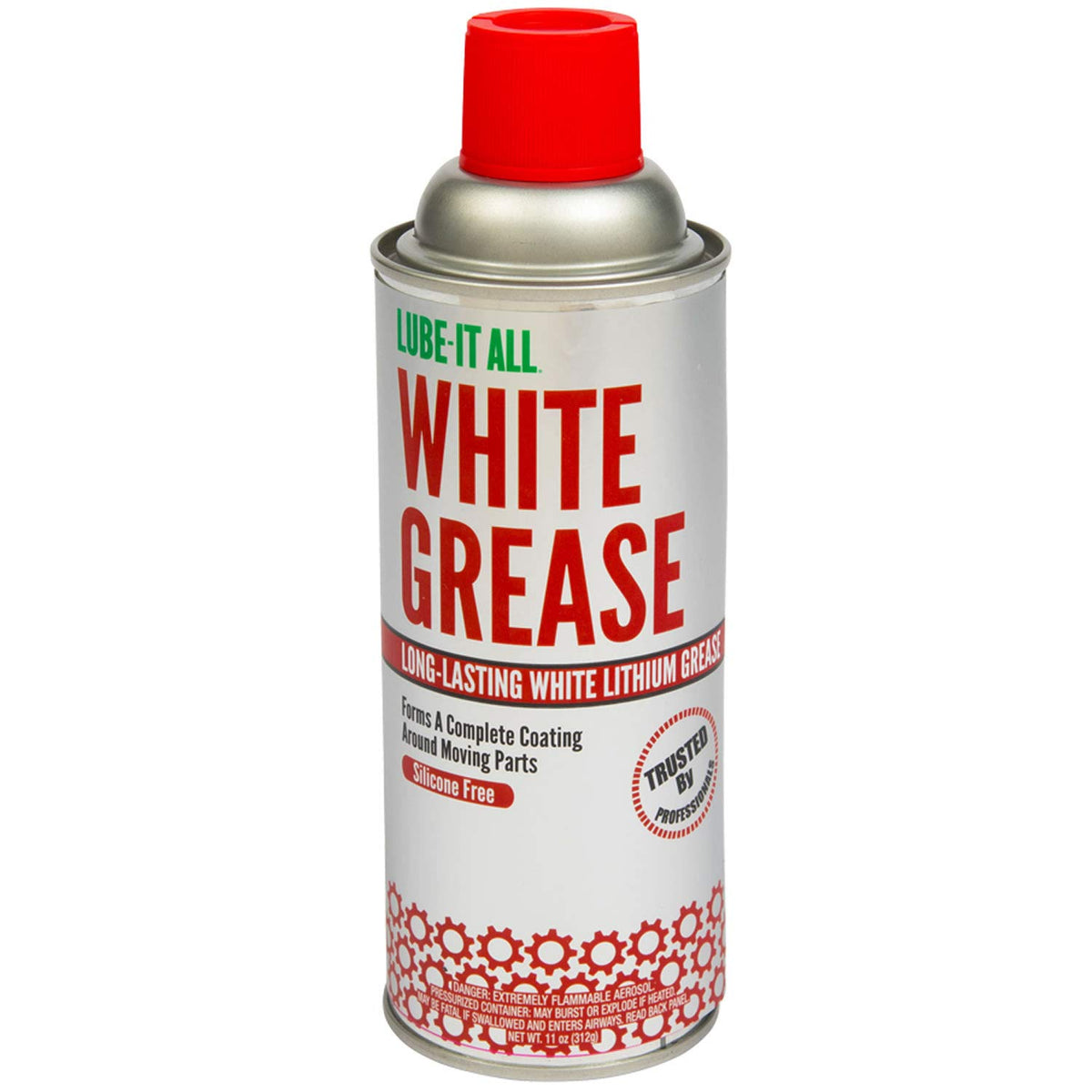 Gasoila Wg16 White Long-Lasting Premium Lithium Grease, 11 Oz Aerosol
