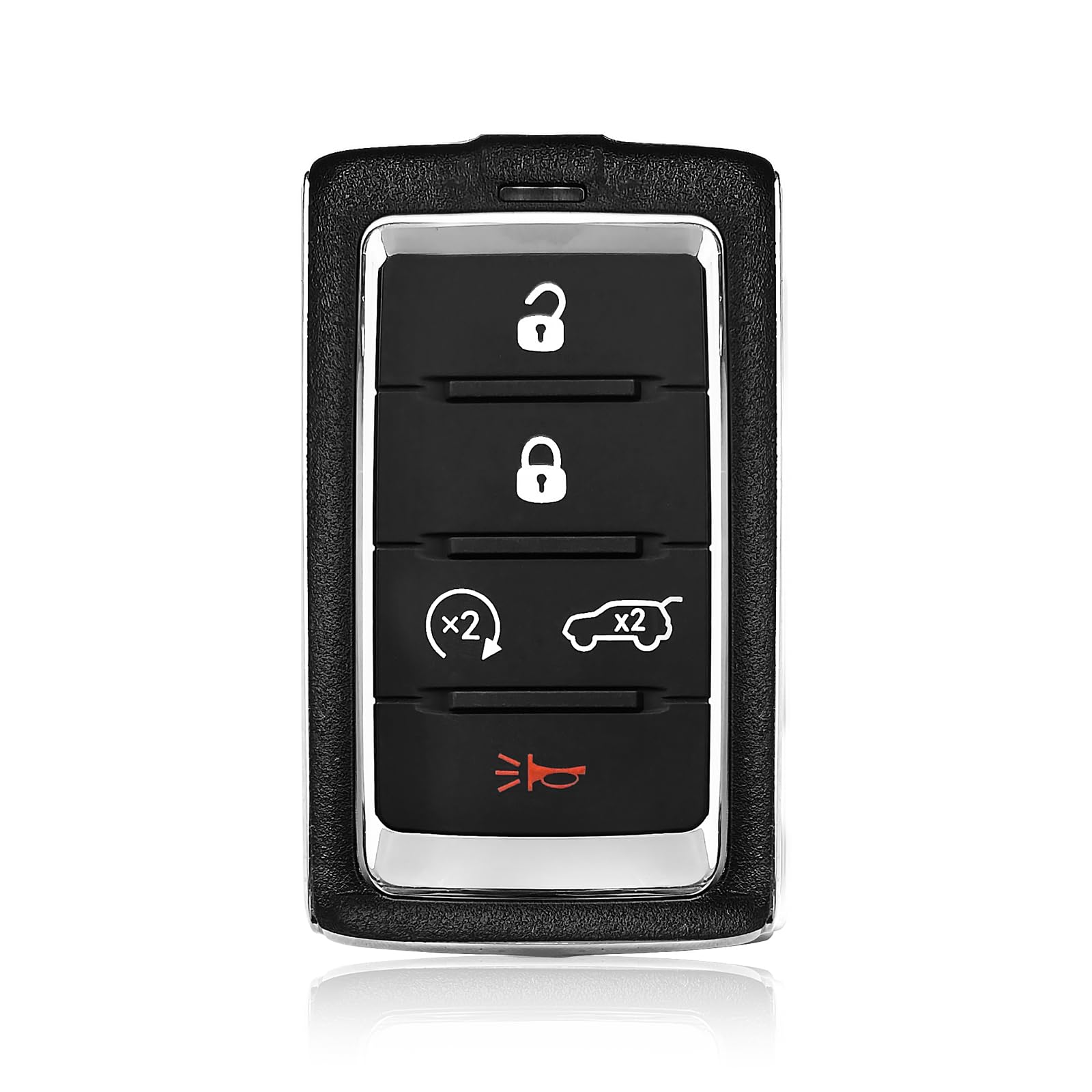 Keylessbest Replacement for 2021-2024 Jeep Grand Cherokee Grand Wagoneer Key Fob Remote Control M3NWXF0B1 5 Buttons 433.92MHz