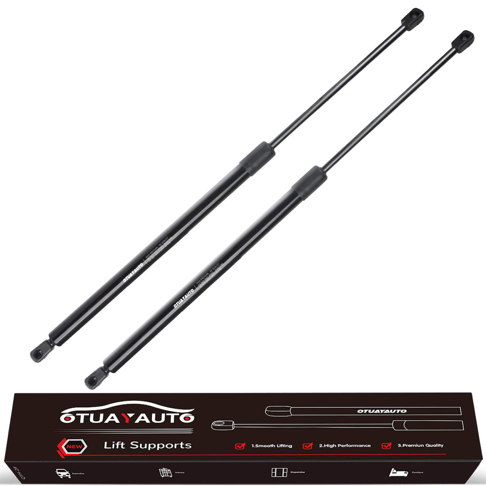 Otuayauto Rear Hatch Liftgate Struts, Replacement For 2000-2004 Chevy Suburban, 95-04 Chevrolet Tahoe, 99-04 Gmc Yukon, 99-06 Ca