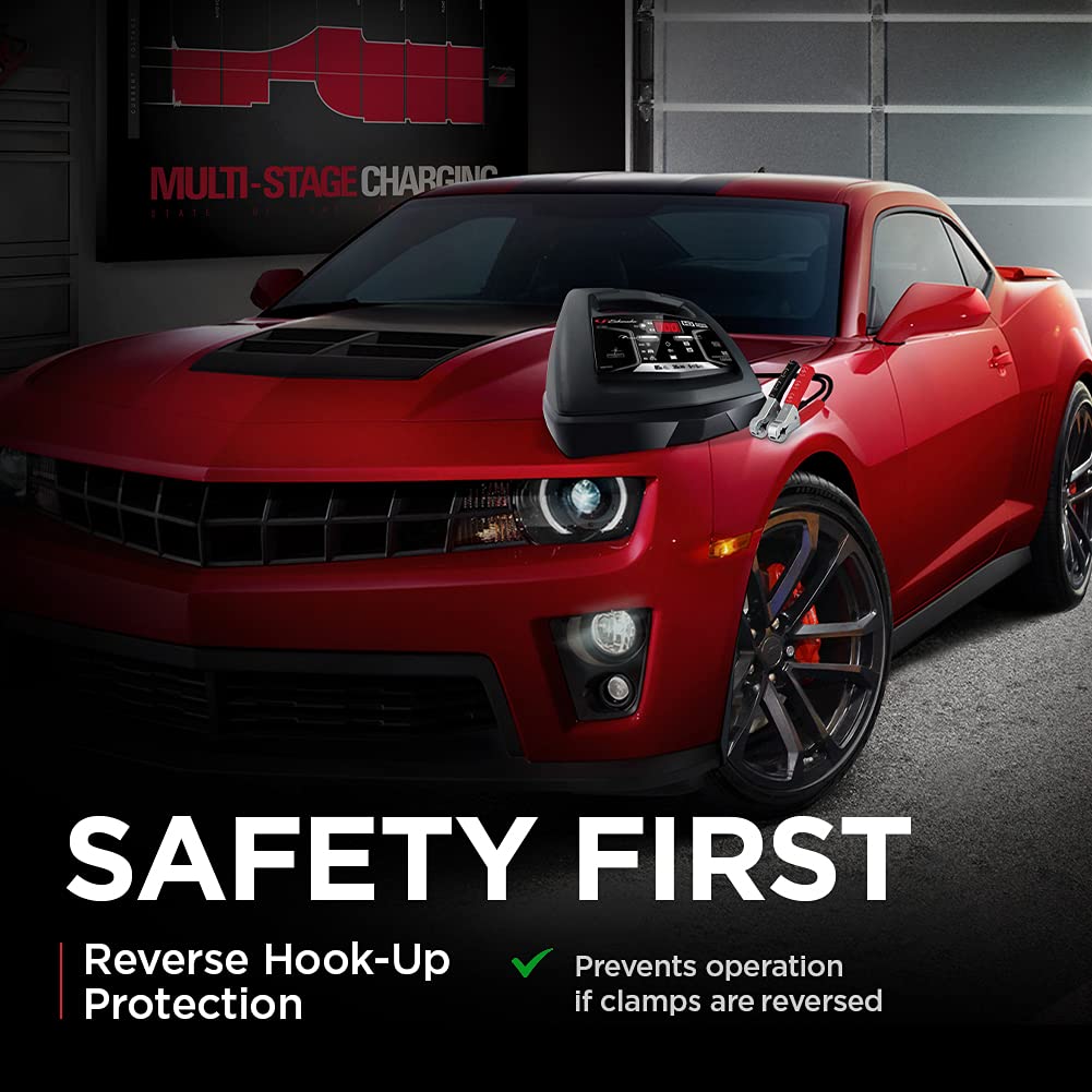 Schumacher Sc1362 Fully Automatic Battery Charger With Engine Starter Boost, Maintainer - With Advanced Diagnostic Testing - 85