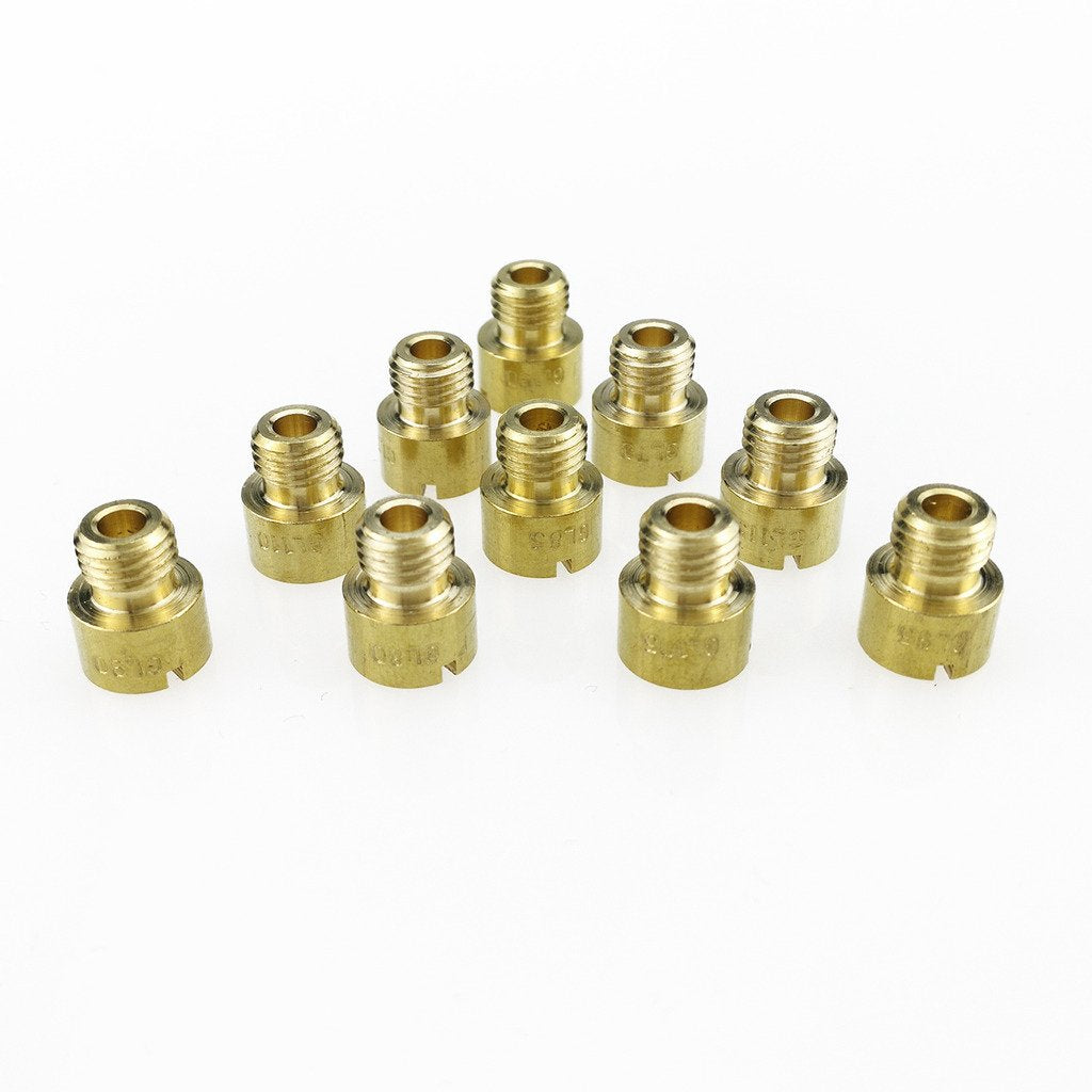 Glixal Jog 50Cc 72Cc 1Pe40Qmb Scooter Carburetor Mikuni Vm11/22 Pit Bike Atv Dirt Bike Main Jet#70#75#80#85#90#95#100#105#110#115 (10 Pcs Set)