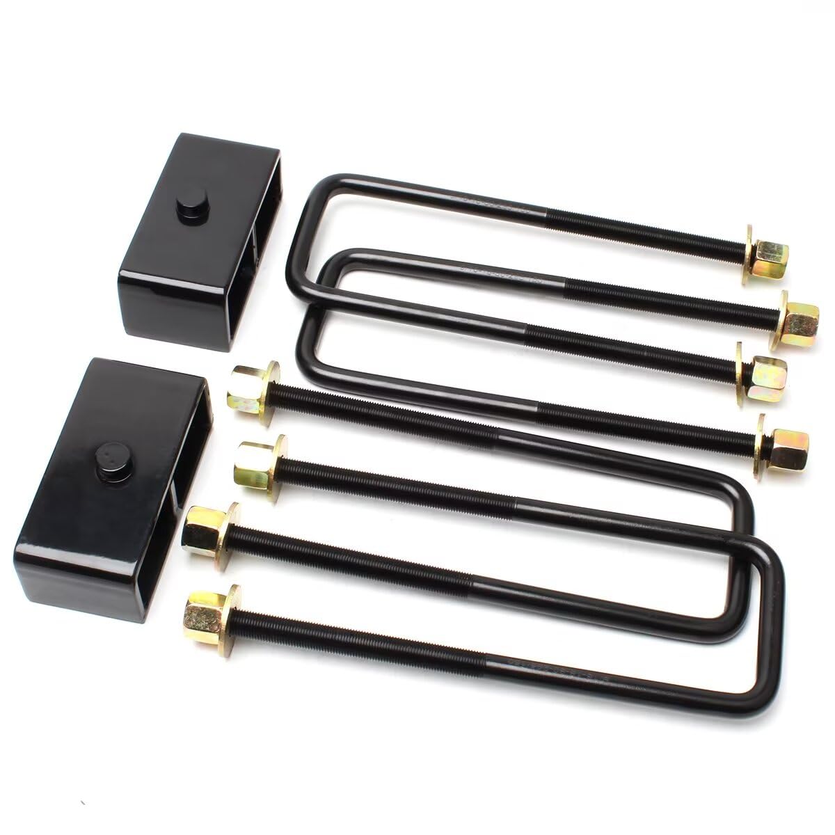 Gasupply 2'' Rear Leveling Lift Kits,Compatible With 1999-2023 Chevy Silverado 1500, Gmc Sierra Pickups, 2 Inch Forged Block Wit