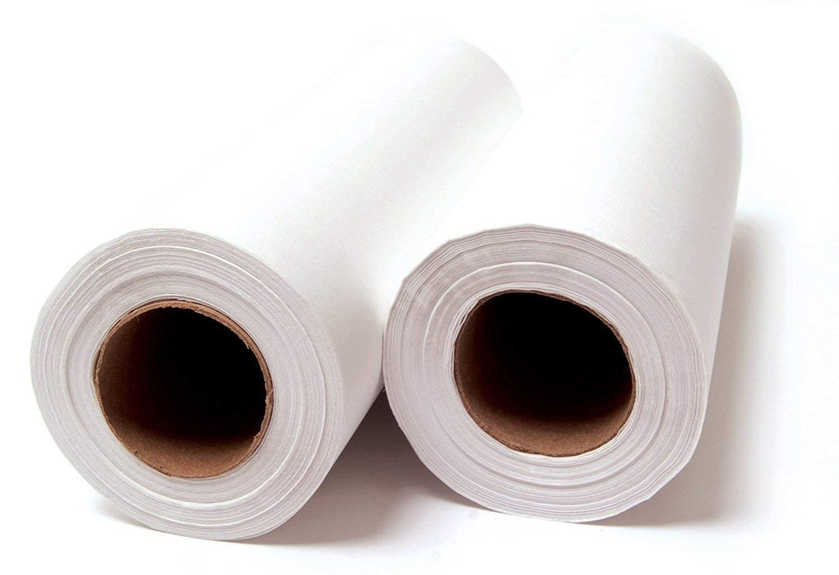Tidi 612 Avalon Papers Chiro Headrest Roll, Fluid And Barrier Protection, Absorbent Crepe Paper, White, 12'' Width, 125' Length,