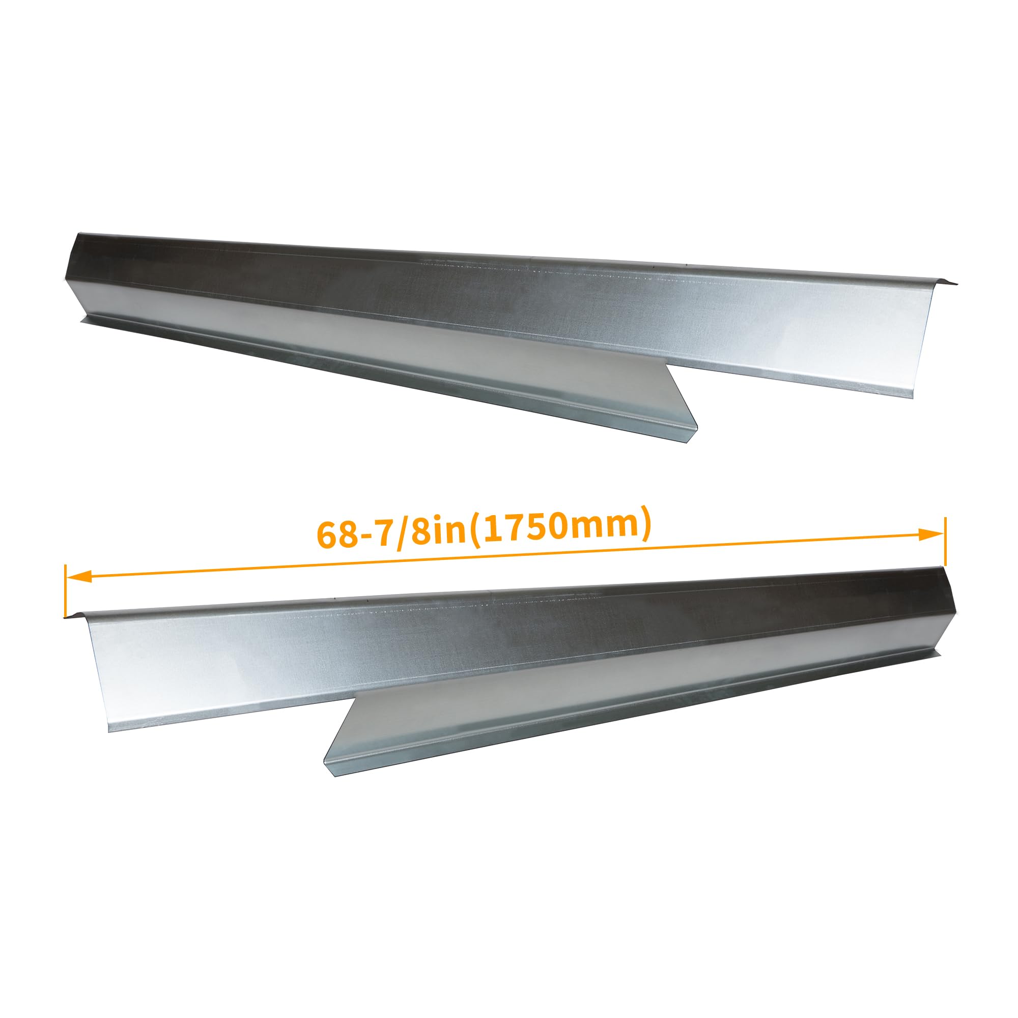 KUAFU Slip-on Rocker Panels Pair Compatible with Ford Focus 4 Door 2008 2009 2010 2011 Replacement for 2450842E 0401140L 0401140