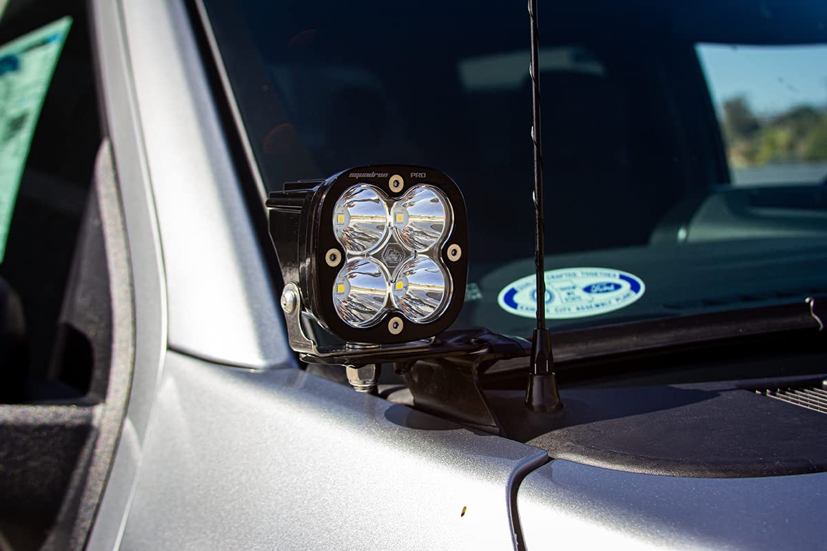 Baja Designs Squadron Sport Led A-Pillar Light Kit For Ford F-150 2021-22 Truck - Includes Switch Wiring Harness
