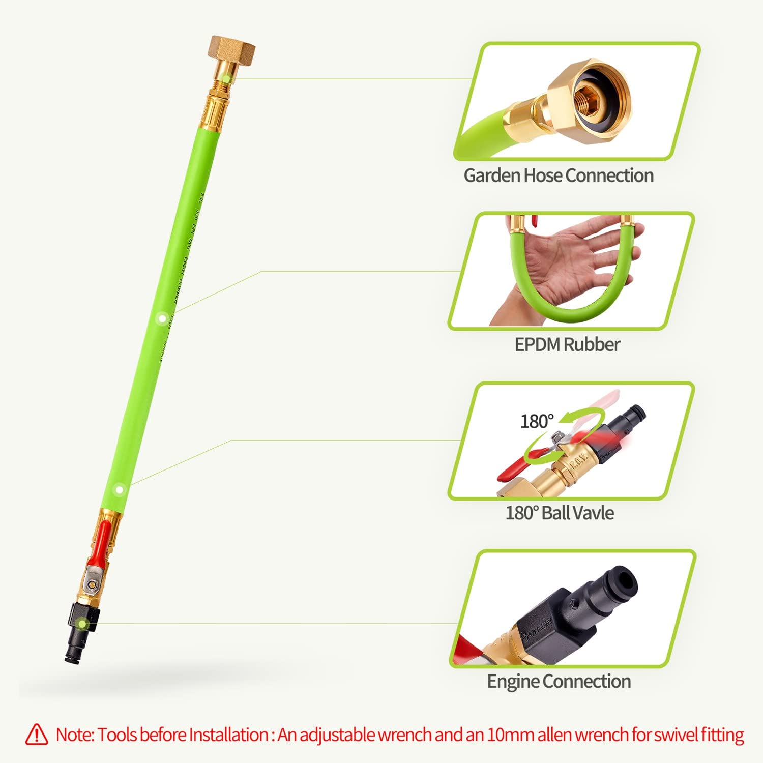 Pronese Pwc Waverunner/Sport Jet Boat Flush Fitting Kit Compatiable For Yamaha