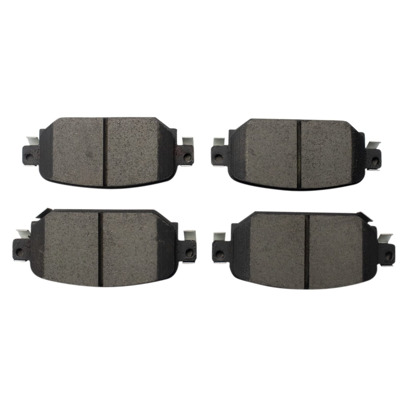 TRQ Rear Brake Pads Ceramic Compatible with 2017-2018 Mazda 3 2019 CX-3