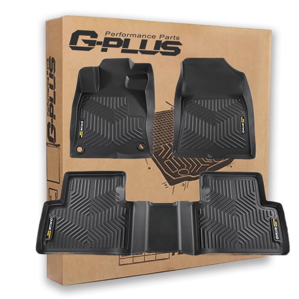 G-PLUS Floor Mats 3pcs Compatible with Honda Civic Coupe Sedan 2016-2021 & Civic Hatchback 2017-2021, Fit Honda Insight 2016-202