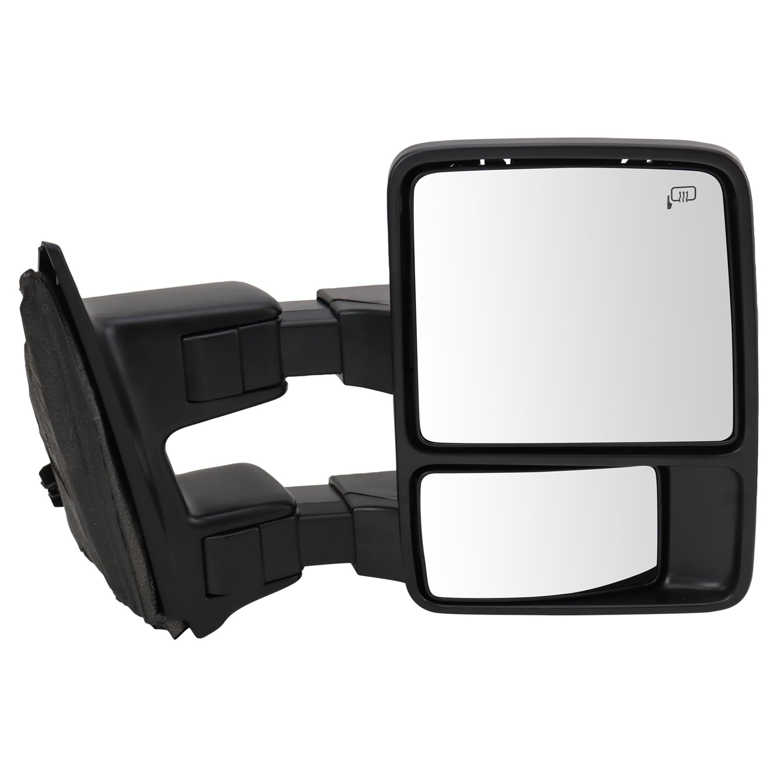 Trq Right Mirror With Heat Power Folding Passenger Side Compatible With 2008 Ford F-250 Super Duty F-350 Super Duty Fo1321427