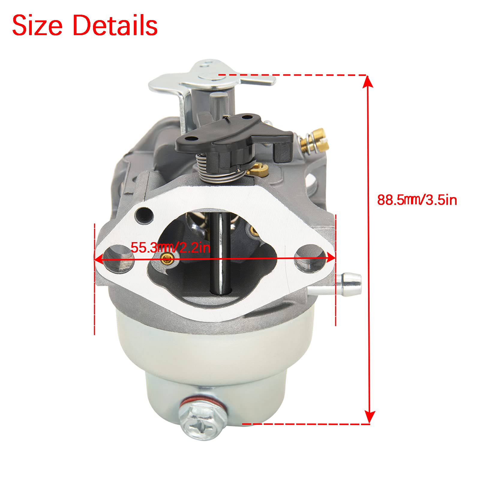 Carburetor For Honda Gcv160 Gcv160A Gcv160La Gcv160Lao Hrb216 Hrs216 Hrz216 Hrt216 Lawn Mower Replaces 16100-Zmo-804 16100-Zol-023 - Gvc160 Carb, Gcv160A Carburetor, Gcv160 Carburetor Kit