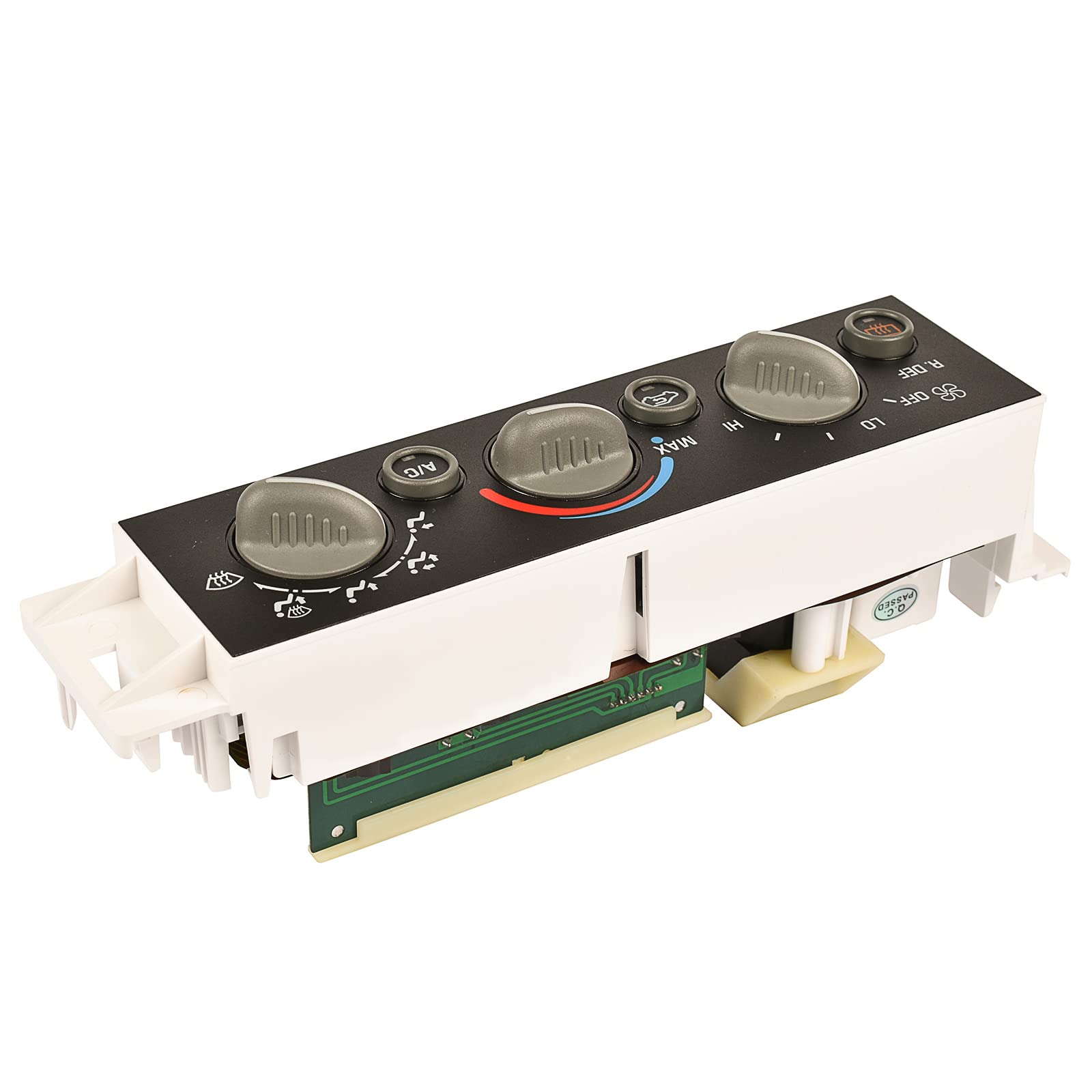 599-006 9378805 AC Heater Climate Control Panel with Rear Defogger Compatible with 1996-2000 Chevy Cadillac and GMC - Escalade C