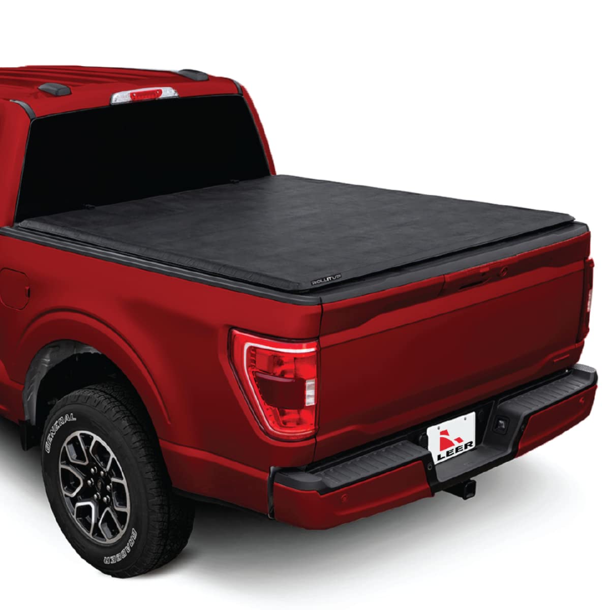 Leer Rollitup | Compatible With 2015-2023 Ford F-150 With 5.6' Bed | Soft Roll Up Truck Bed Tonneau Cover | 4R112 | Low-Profile,