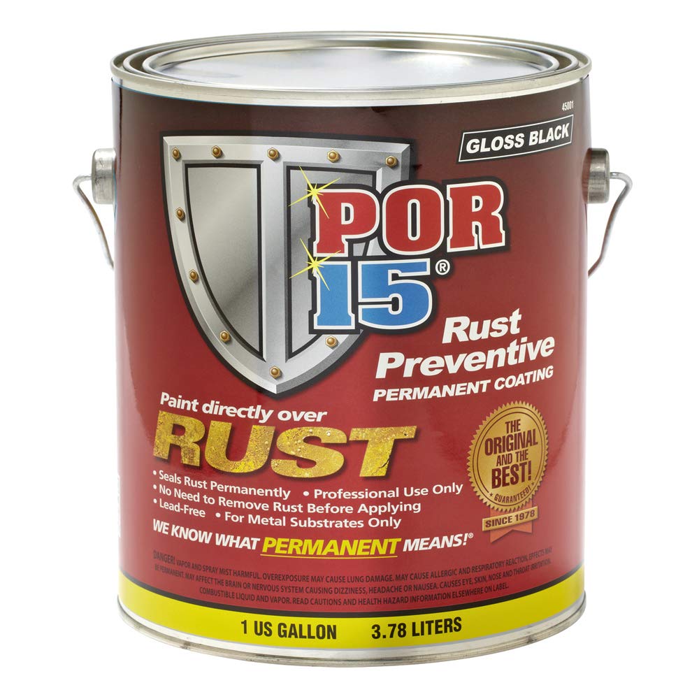 Por-15 Top Coat Paint, Direct To Metal Paint, Long-Term Sheen And Color Retention, 16 Fluid Ounces, Silver