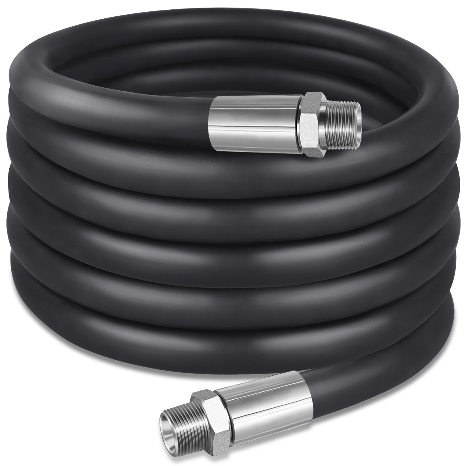 Boltigen 14FT 1inch Fuel Transfer Hose, Farm Pump Tank Tube Fuel Hose for Dispensing Diesel Fuel, Gasoline, Grease, Kerosene, Pe