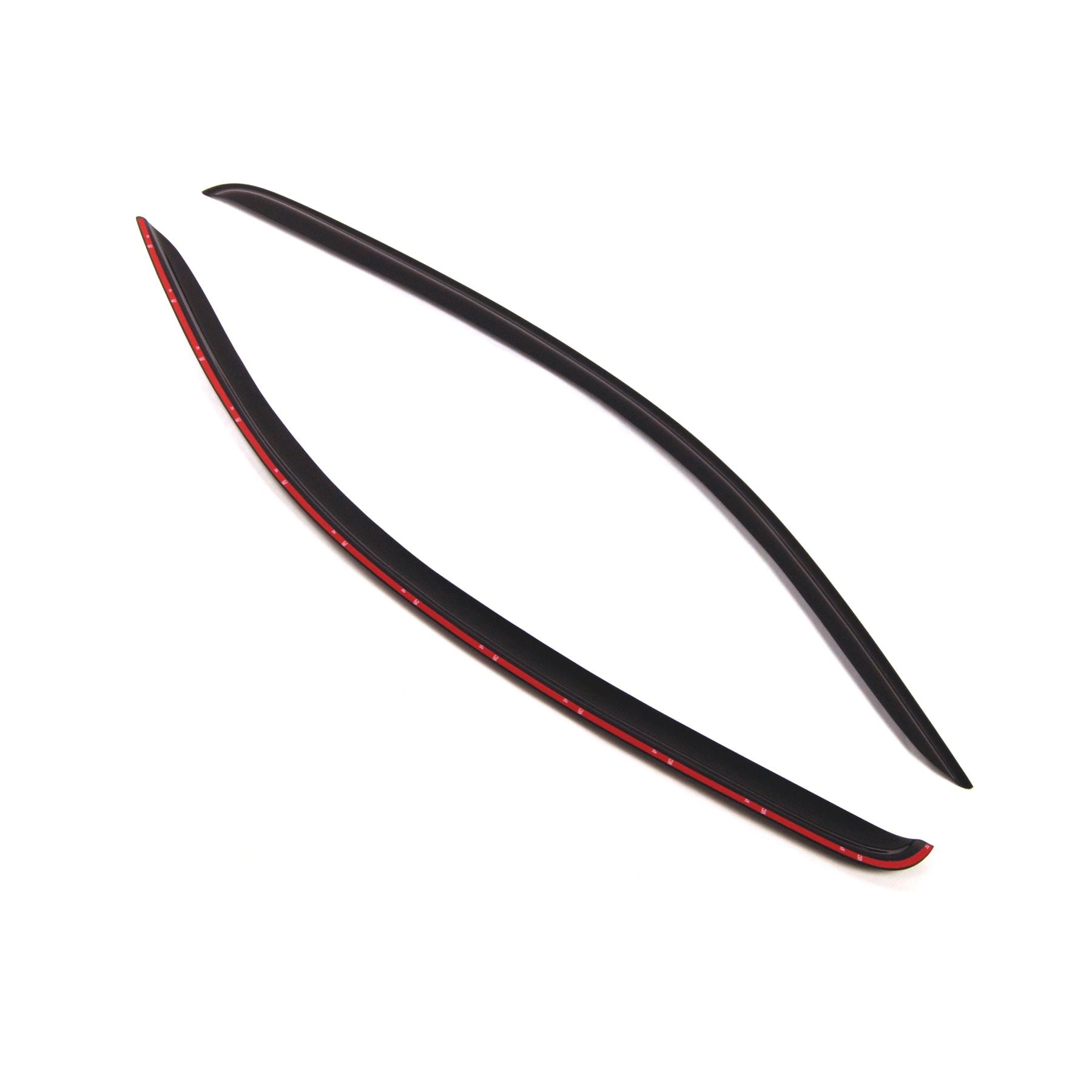 Tuningpros Outside Mount Window Vent Visors Rain Guards Compatible With Ford Mustang 2005-2014 | Side Window Wind Deflectors Rai