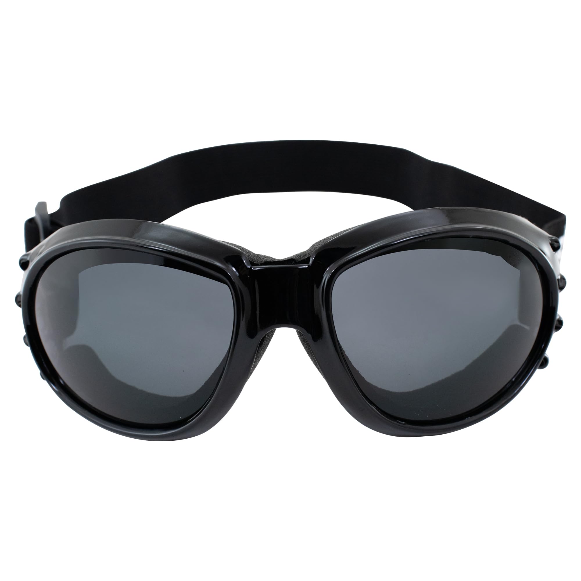 Birdz Eyewear Eagle Motorcycle Goggles (Black Frame/Polarised Smoke Lens)