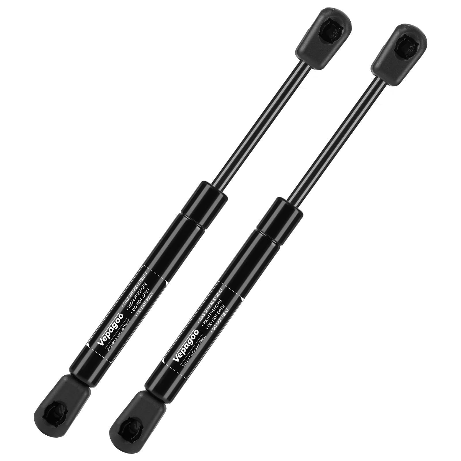 Vepagoo 11 inch 92Lb/409N Gas Strut Shock for Truck Tool Box Lid, Weatherguard Toolbox Lift Support Camper Topper Window Cadet D