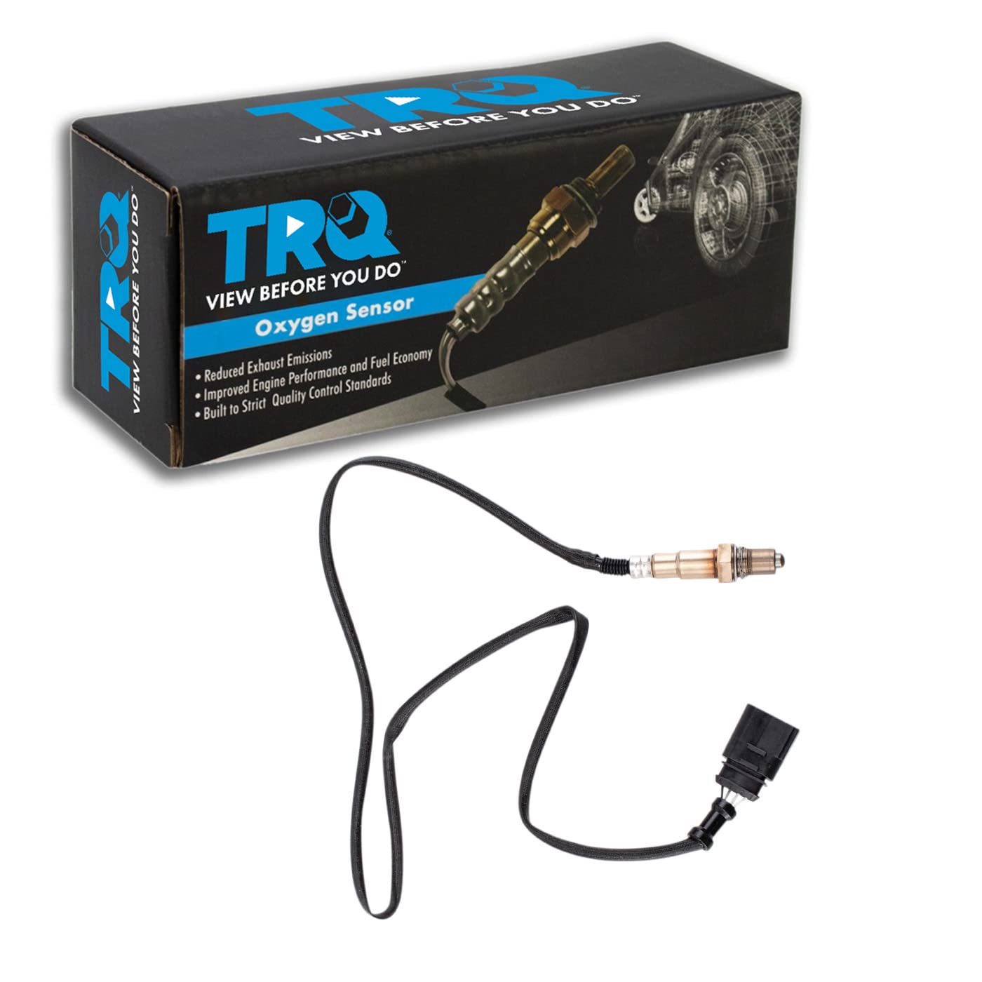 Trq O2 Oxygen Sensor Compatible With 1998-2004 Volkswagen Beetle 1999-2006 Golf 1999-2001 Jetta 2004-2006 Phaeton