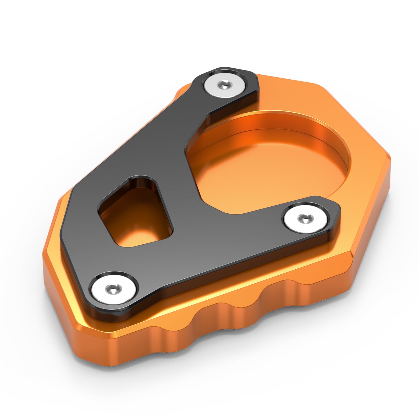 NICECNC Orange Kickstand Kick Side Stand Extension Plate Compatible with KTM 690 Enduro R/SMC R 2019-2021,1050/1090/1190/1290 Adventure 2014 2015 2016 2017 2018 2019 2020