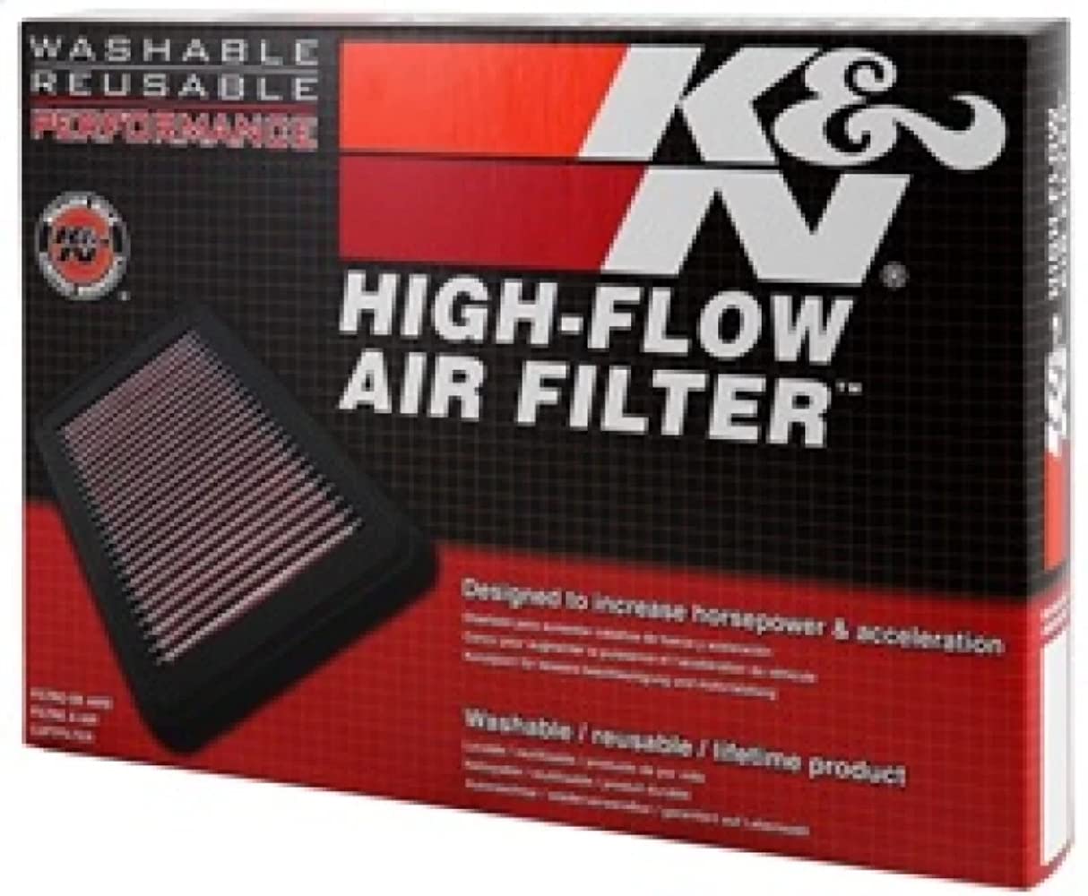 K&N Engine Air Filter: Increase Power & Towing, Washable, Premium, Replacement Air Filter: Compatible With 2013-2019 Dodge Ram T