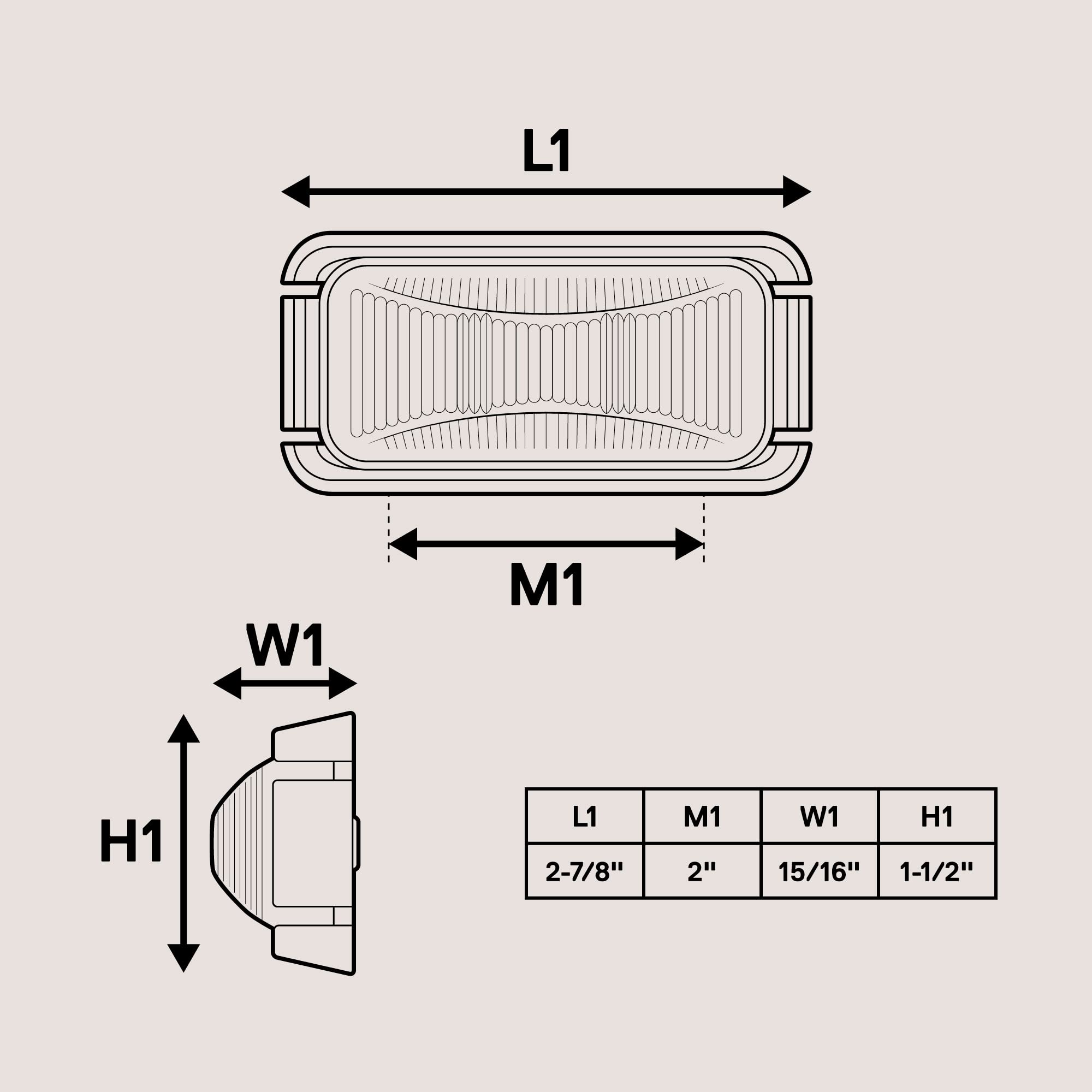 TRUE MODS 8pc 2.5' 2.5' Red LED Trailer Marker Light w/Chrome Bezel [DOT FMVSS 108] [SAE P2PC] [Surface Mount] [Waterproof IP67] Side Marker Lights for Trailer Truck