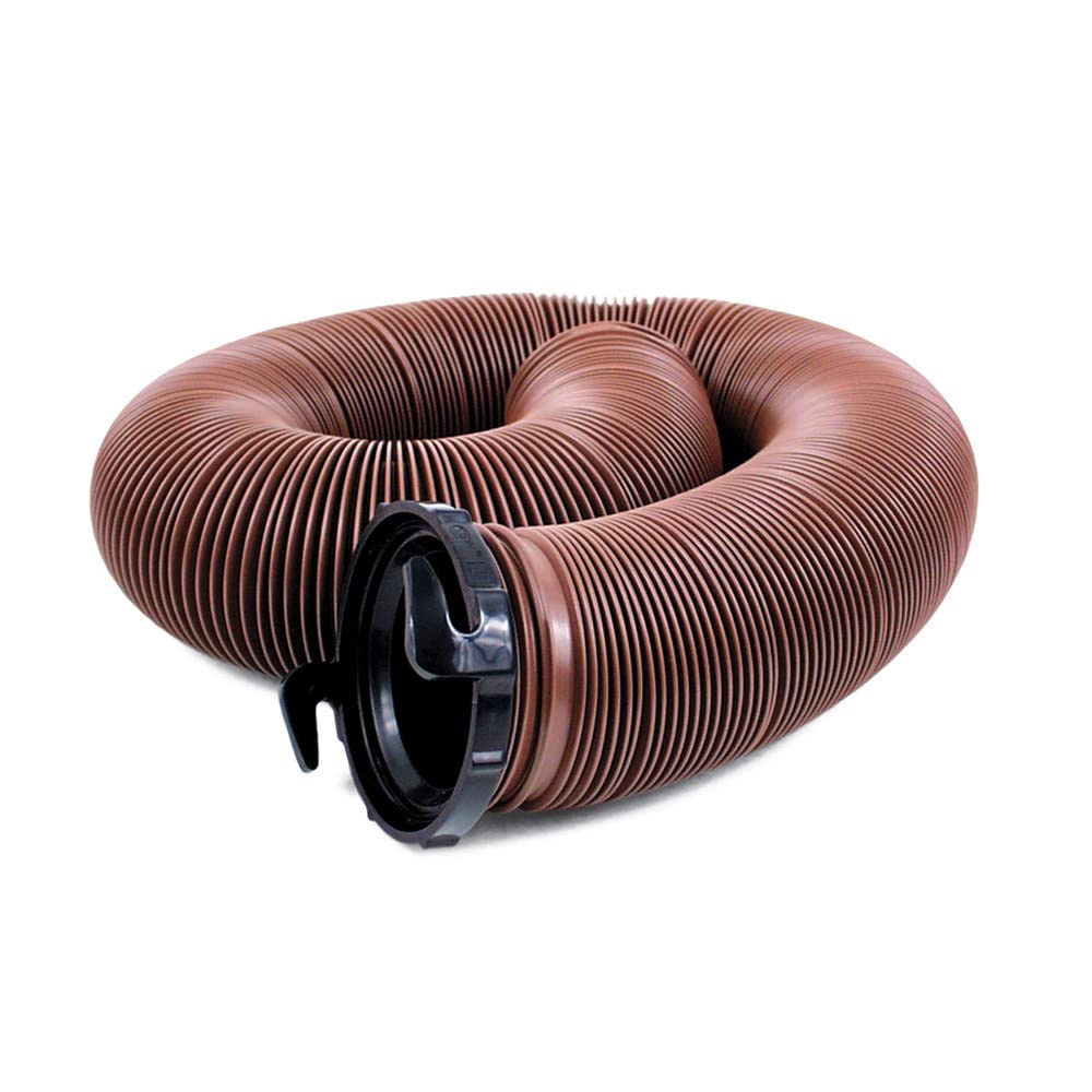 Valterra D04-0082 Ez Flush Standard Drain Hose With T1024 Adapter - 10'