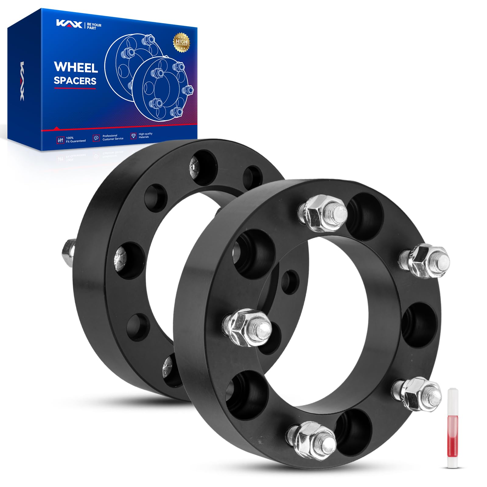 KAX 5x5.5 Wheel Spacers,1.5 inch 5 Lug Centric Wheel Spacers fit for Ram 1500 with 1/2'' x20 Studs 108mm Hub Bore,2Pcs