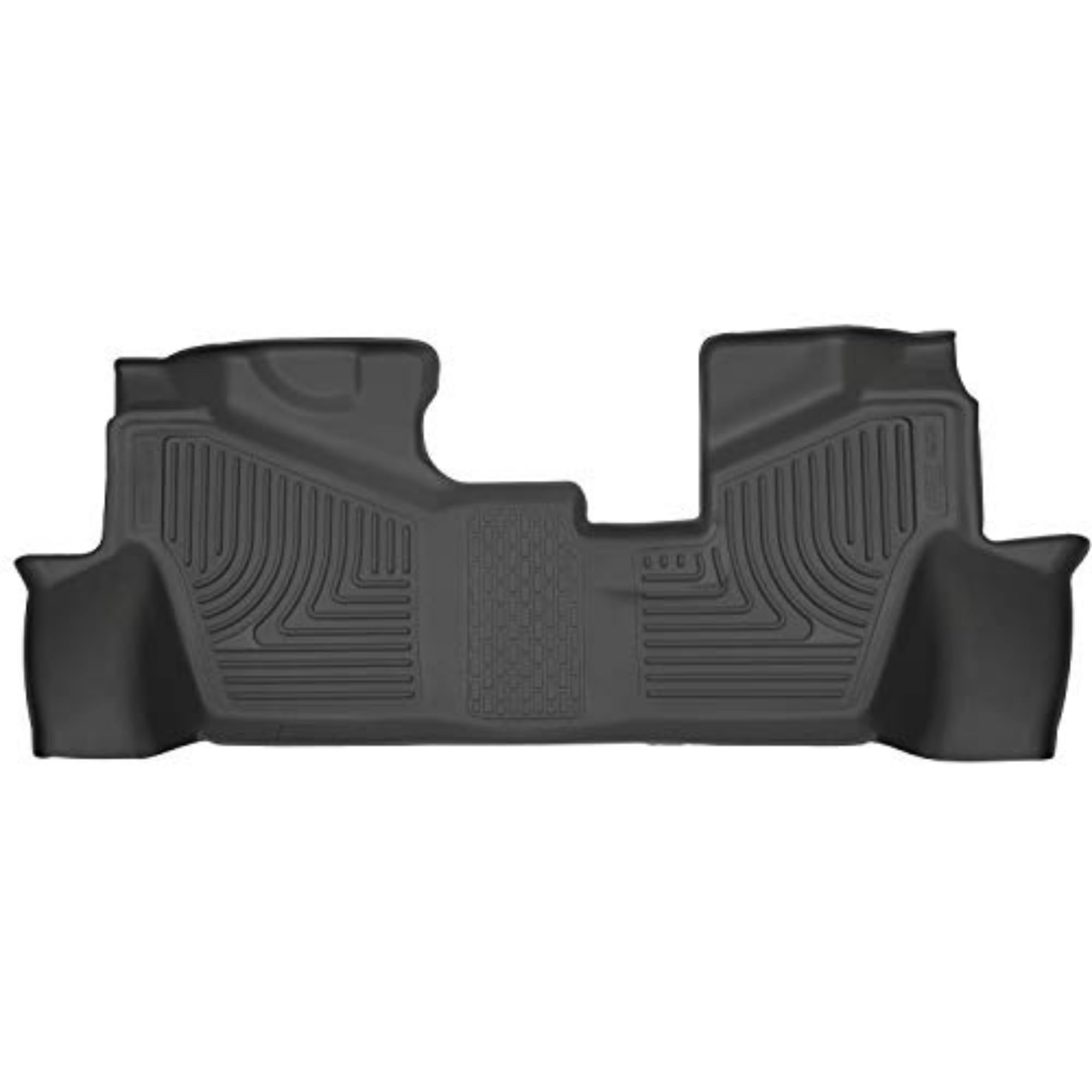 Husky Liners Weatherbeater Floor Mats | Fits 2016-2022 Honda Pilot W/2Nd Row Bench Seat | 3Rd Row, 1-Pc Black - 19421