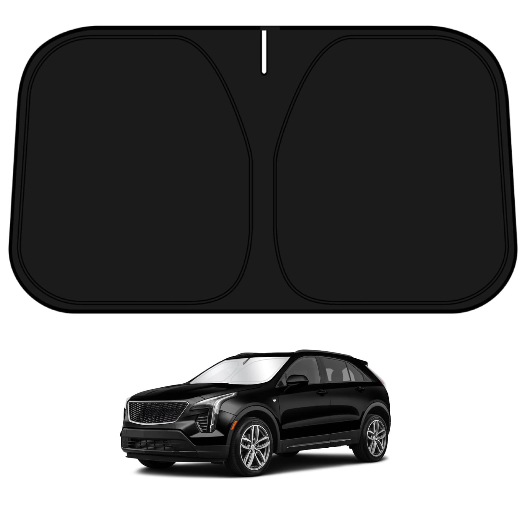 D-Lumina Windshield Sun Shade For 2019-2025 Cadillac Xt4 Accessories, Front Window Sunshade Sun Visor Protector Block Uv Rays He