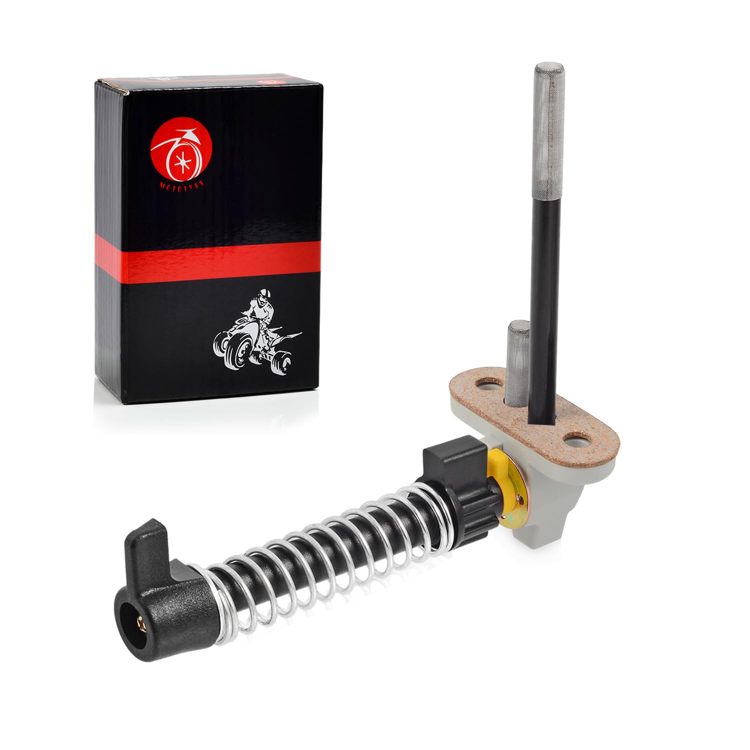 Fuel Valve Petcock and Lever knob SPRING kit For Polaris Magnum 425 1997-1998 Scrambler 500 1998-2001 Big Boss 500 6x6 1998-1999