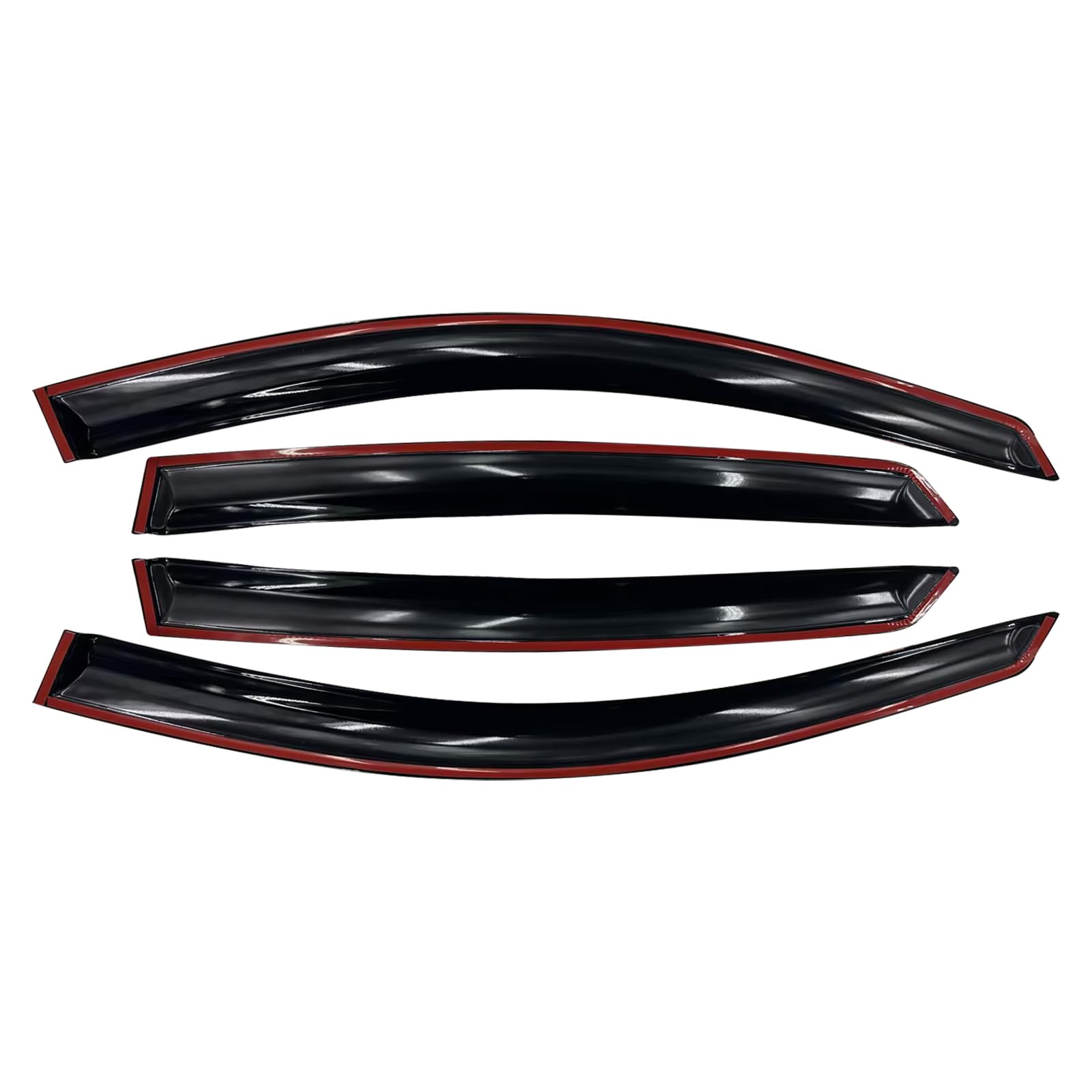 Sontian Tape-On Side Window Visor Deflectors Rain Guards For 2018 2019 2020 2021 2022 2023 Hon-Da Acc-Ord Window Rain Deflectors