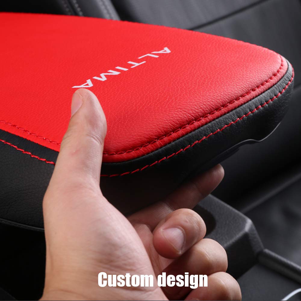 Xiter Car Armrest Cover Saver, 1 Pc Center Console Leather Pad Fit For Nissan Altima 2019-2025, Central Console Armrest Box Prot
