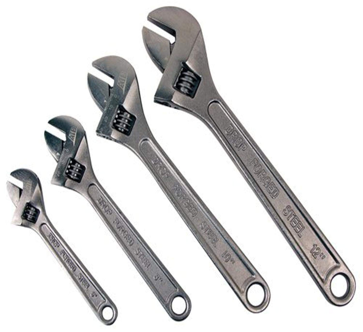 ATD Tools 425 4-Piece Adjustable Wrench Set