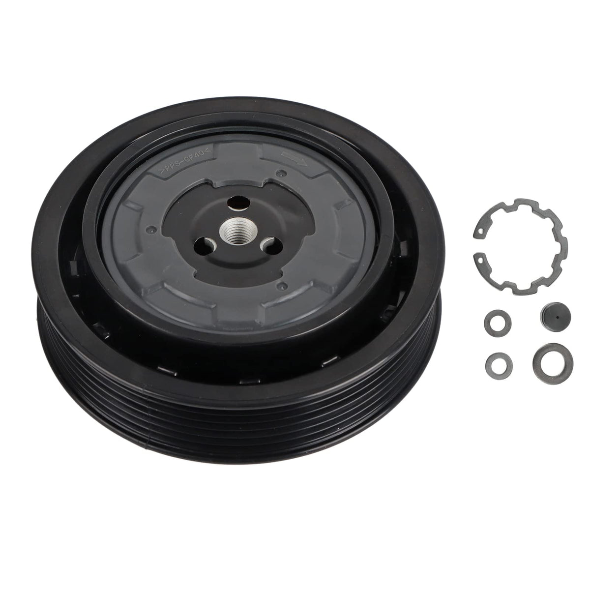 A/C Compressor Clutch,A/C Compressor Clutch Replacement Stainless Steel Fit Compatible With 2.0 2.4 158388