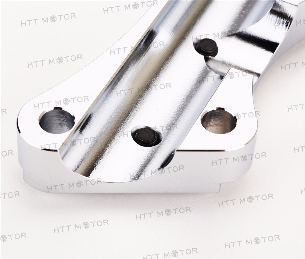 Httmt H2314-1- Anti-Slip Handlebar 1Pc 1 Inch 25Mm Top Clamp Compatible With 1997 & Up Harley Touring Chrome