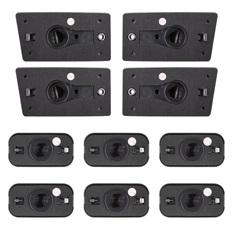 Gtinthebox 10Pcs Smoked Lens Front Rear Cab Roof Halogen Light Housing Top Clearance Marker Lamp Shell Compatible With 2003-2009