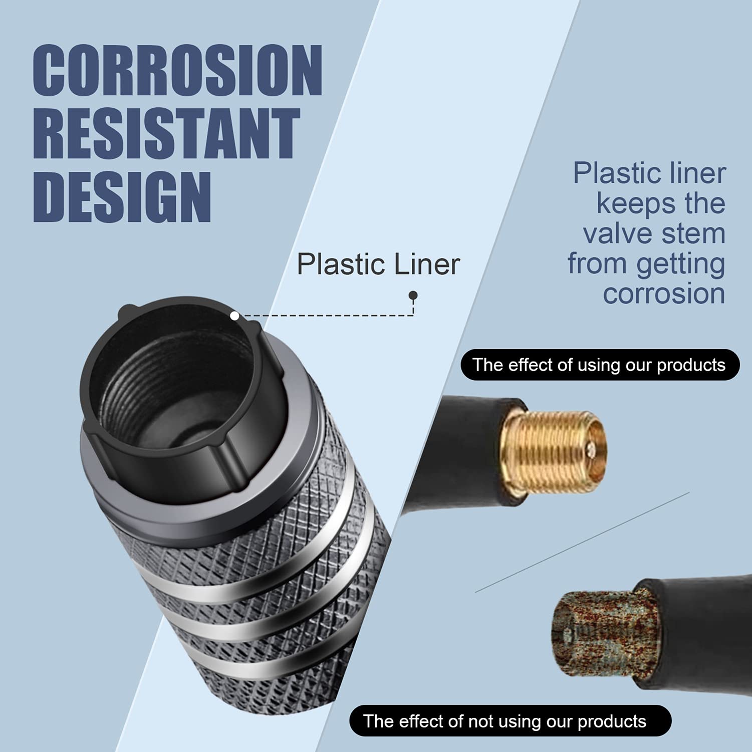 Tire Valve Stem Cap Cover -(12 Pack) Tire Air Caps Metal With Plastic Liner Corrosion Resistant Leak-Proof Cat/Dog Paw For Car T