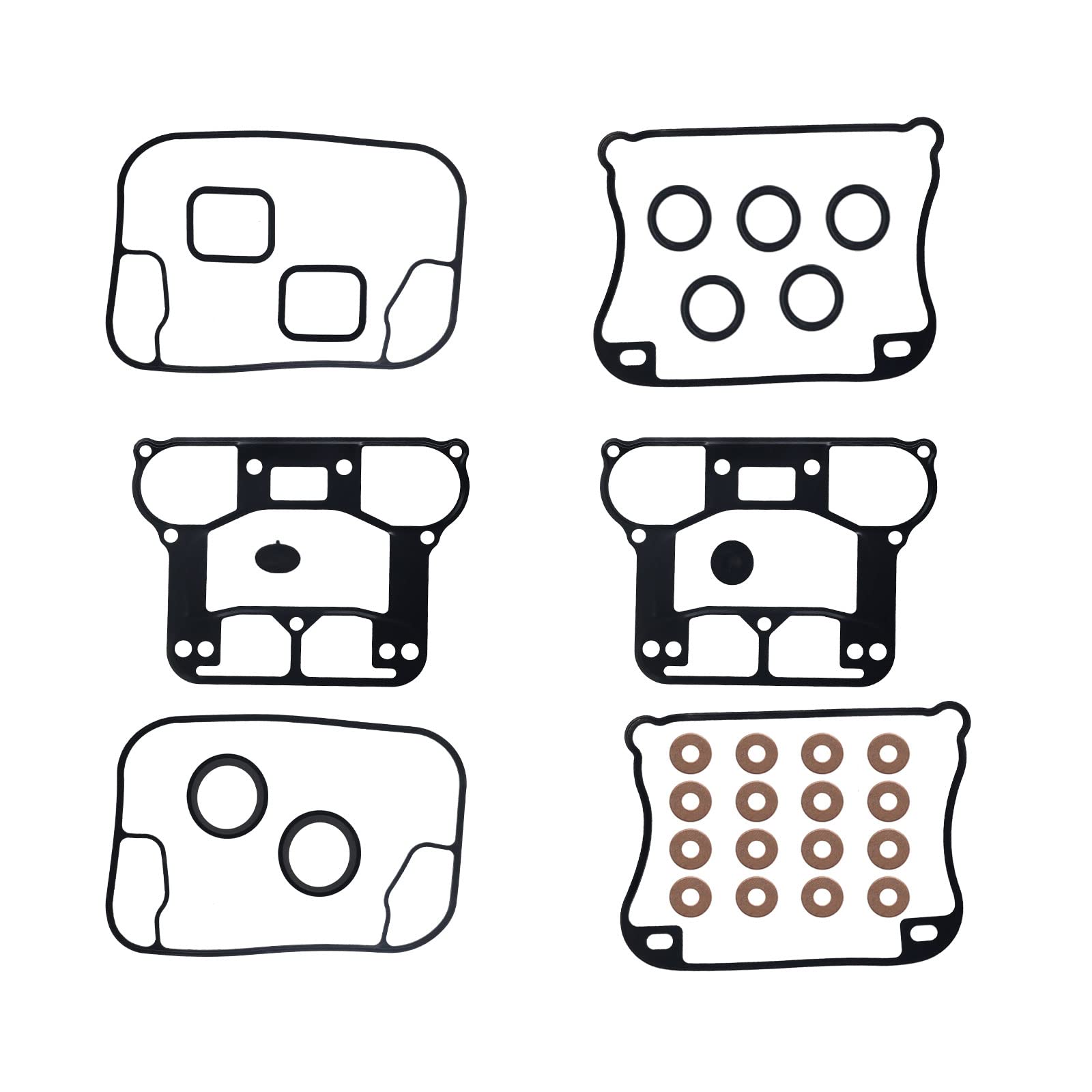 Carbpro 17030-91 Rocker Box Gasket Kit fit for 1989-2003 Harley Sportster 883 Sportster 1200 XL883 Hugger Deluxe XLH883 XL1200 X