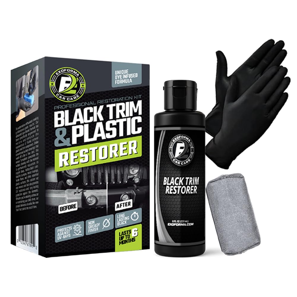 ExoForma Black Trim Restorer Kit 4 oz - FBA