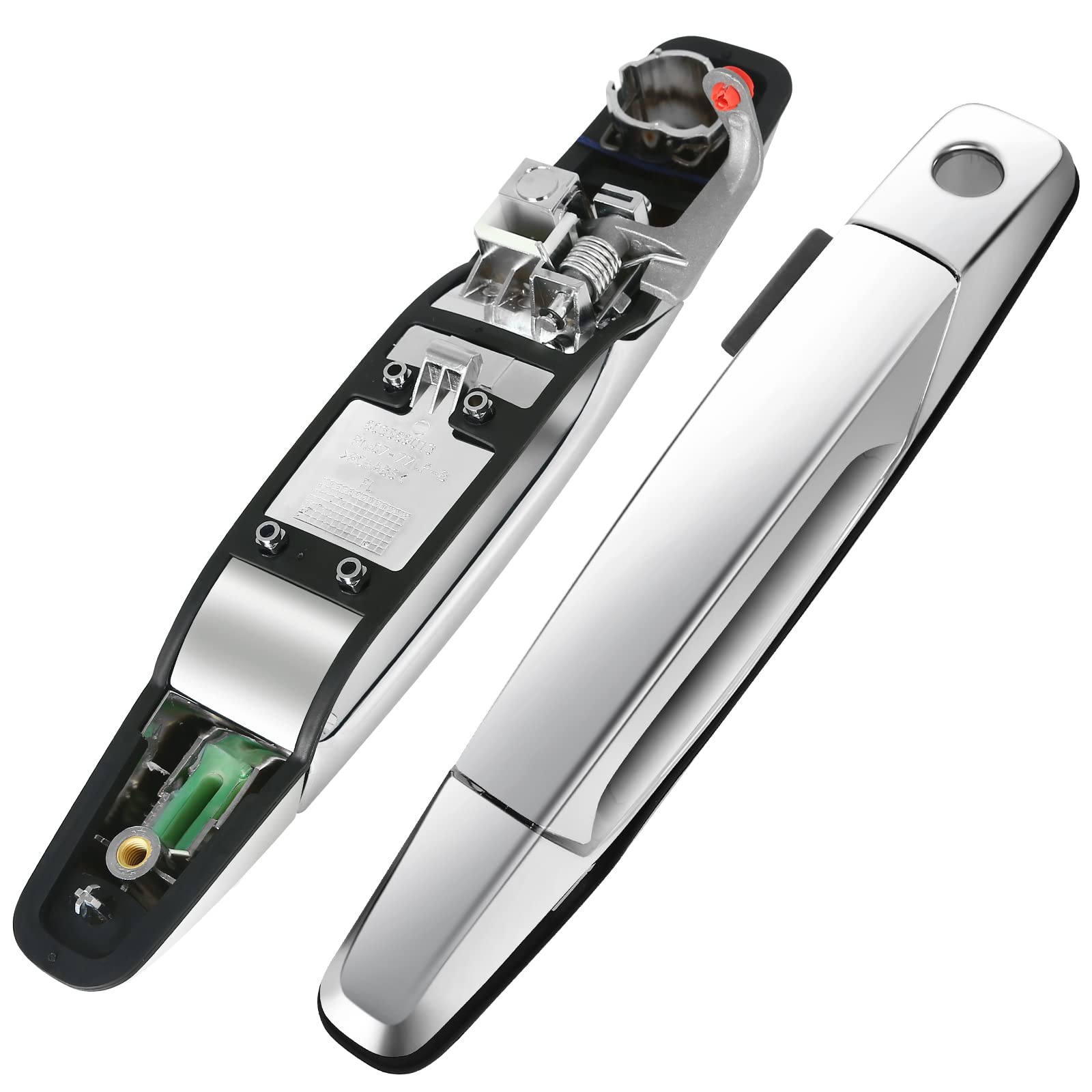 Exterior Front Driver Side Door Handle Compatible With 2007-2013 Cadillac Escalade, Chevrolet Chevy Silverado Tahoe Avalanche Suburban, Gmc Sierra Yukon Xl Denali, Replace# 20828258 22738721 84053434