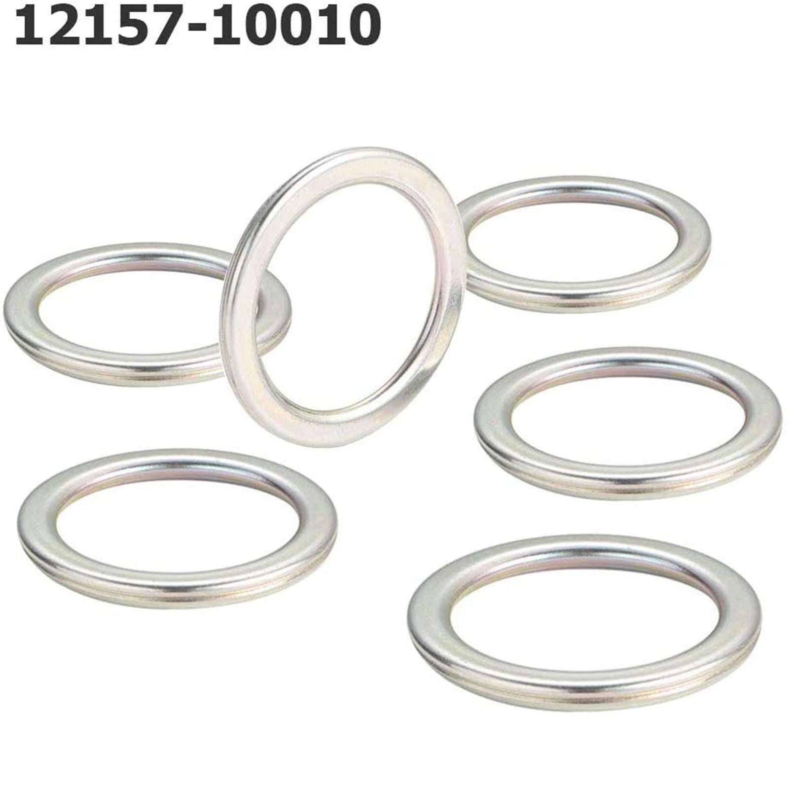 12157-10010 90430-24003 90430-18008 Differential and Transmission/Transfer Case Drain Plug Crush Washers Gaskets Compatible with