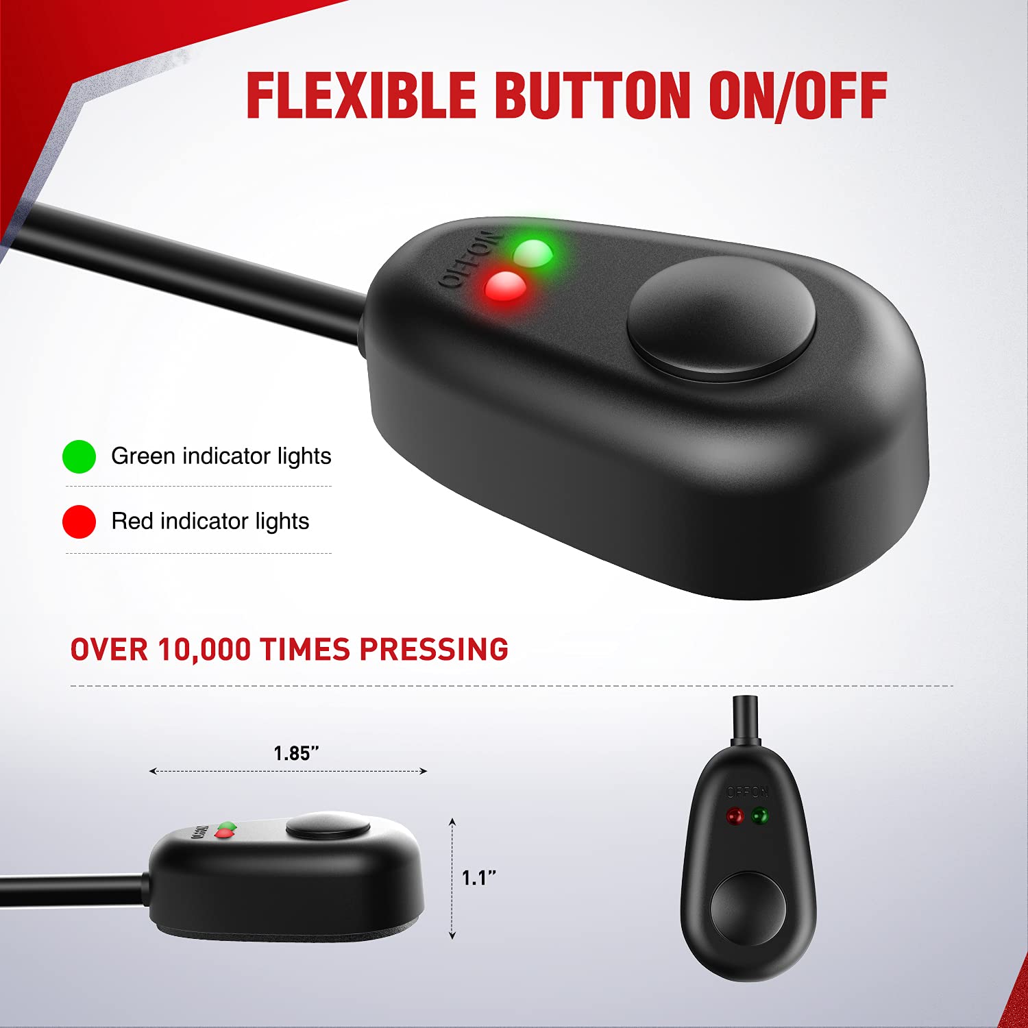 Nilight 10018W 14Awg Dt Connector Wiring Harness Kit Bar 12V On Off Switch Power Relay Blade Fuse For Off Road Led Work Light-On